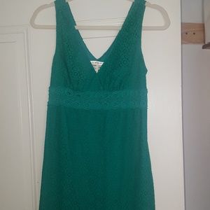 Max Studio green lace dress. Small. Brand new.